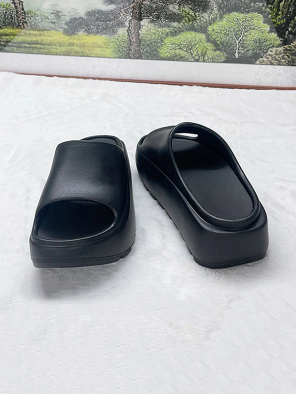 Open Toe Platform Shoes Slippers - Image 6