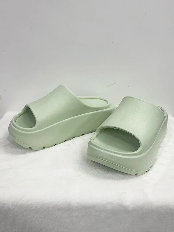 Open Toe Platform Shoes Slippers - Image 7
