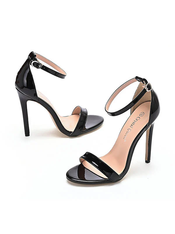 Open Toe Split-Joint Pumps Sandals - Image 9