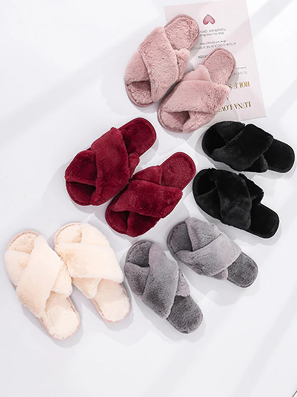 Open Toe Split-Joint Slippers - Image 31