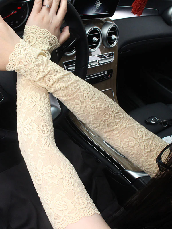 Original 7 Colors Lace Hollow Embroidered Sleevelet Accessories - Image 10
