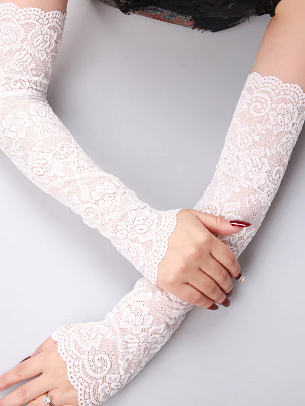 Original 7 Colors Lace Hollow Embroidered Sleevelet Accessories - Image 3