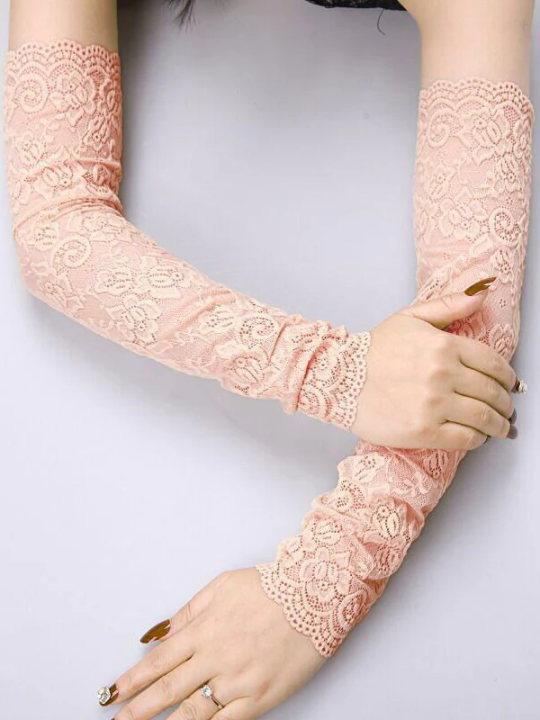 Original 7 Colors Lace Hollow Embroidered Sleevelet Accessories - Image 4