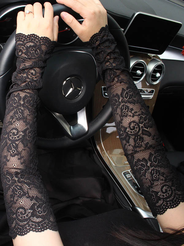 Original 7 Colors Lace Hollow Embroidered Sleevelet Accessories - Image 8