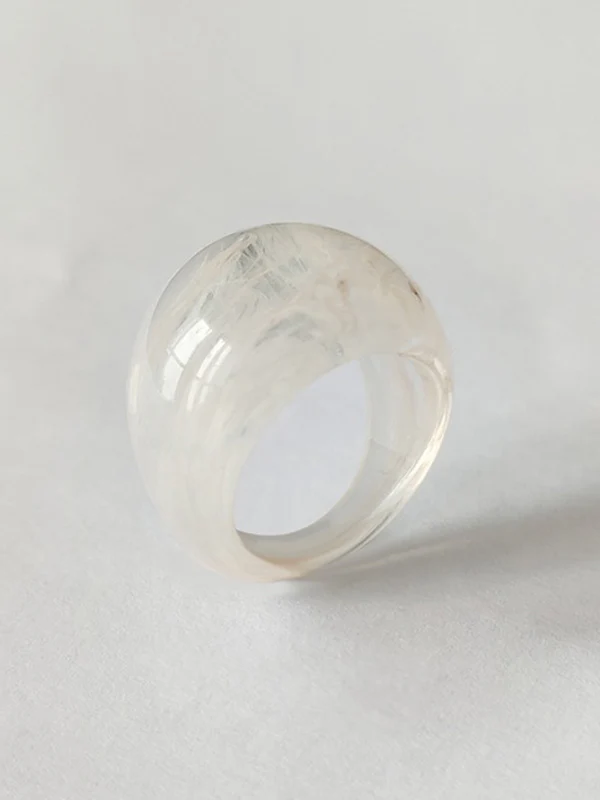 Original 9 Colors Geometric Resin Ring - Image 6