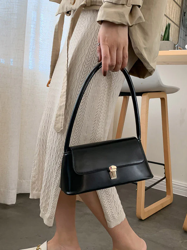 Original Chic 4 Colors Leather Shoulder Bag - Image 11
