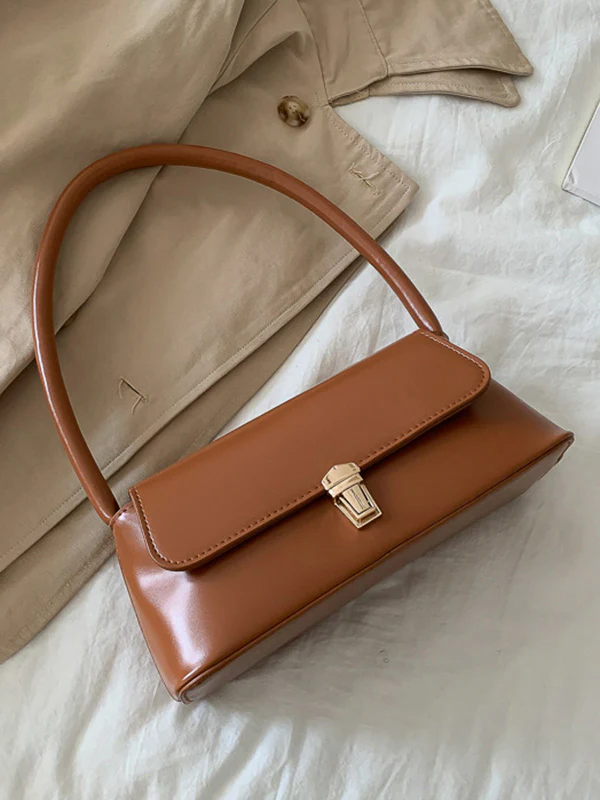 Original Chic 4 Colors Leather Shoulder Bag - Image 14