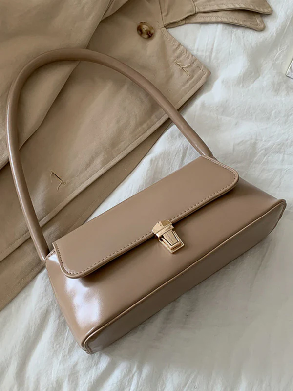 Original Chic 4 Colors Leather Shoulder Bag - Image 17