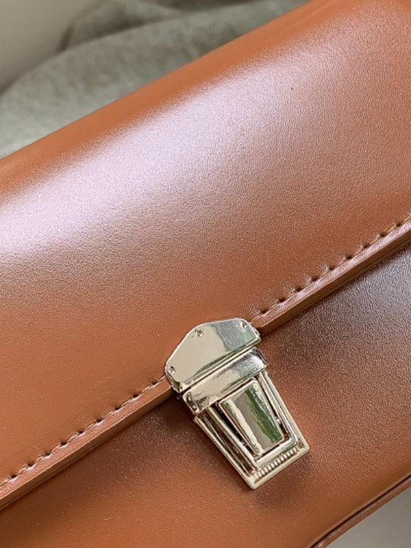 Original Chic 4 Colors Leather Shoulder Bag - Image 18