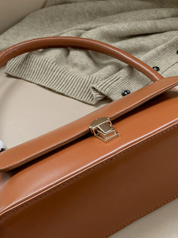 Original Chic 4 Colors Leather Shoulder Bag - Image 19