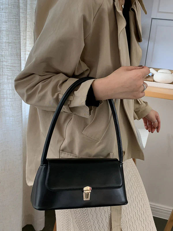 Original Chic 4 Colors Leather Shoulder Bag - Image 3
