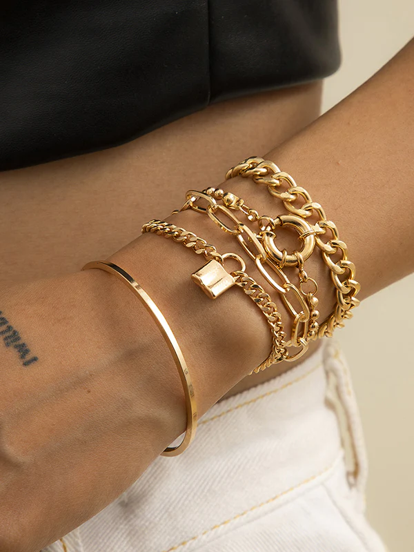 Original Cool Hip-Hop Chains Bracelet - Image 2