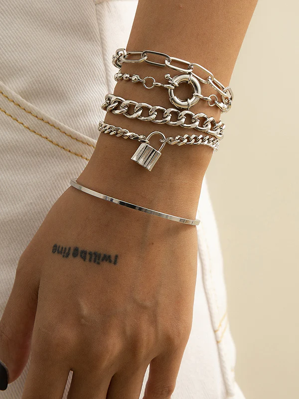 Original Cool Hip-Hop Chains Bracelet - Image 3