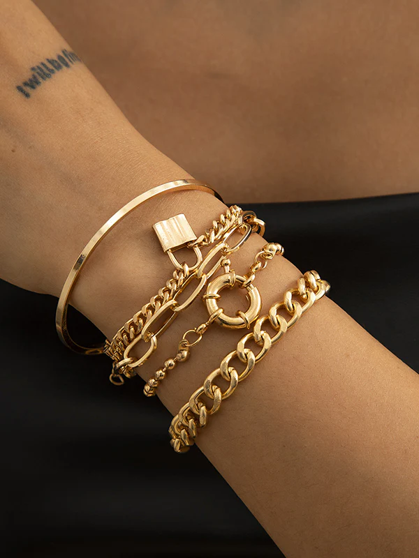 Original Cool Hip-Hop Chains Bracelet - Image 5