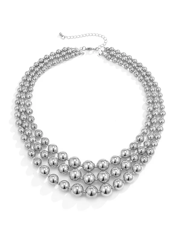 Original Cool Punk Multi-Layers Geometric Necklace - Image 8