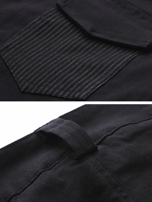 Original Cool Split-Joint With Pockets Zipper Casual Pants Bottoms - Image 10