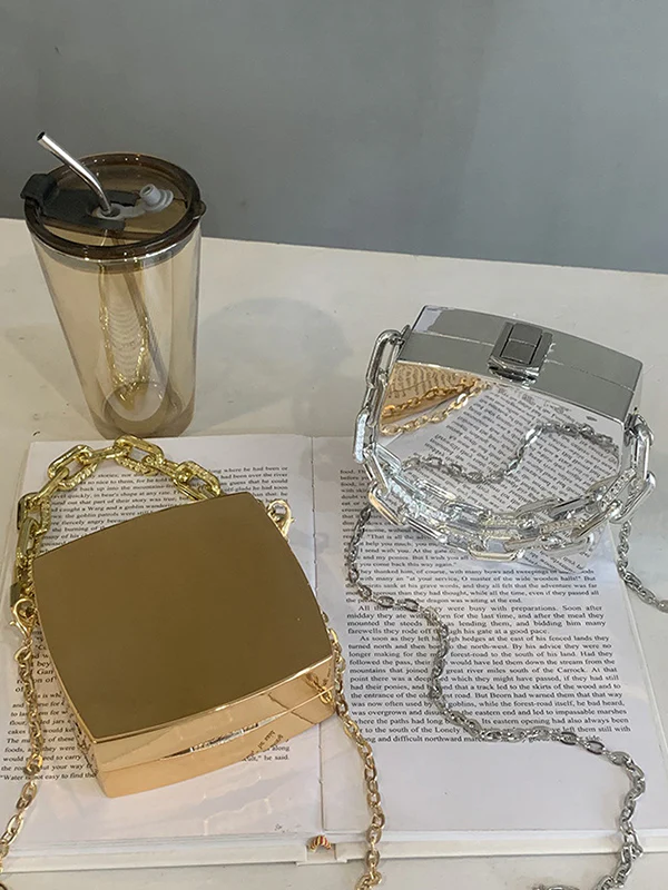 Original Creation Chains Solid Color Bags Accessories - Image 9