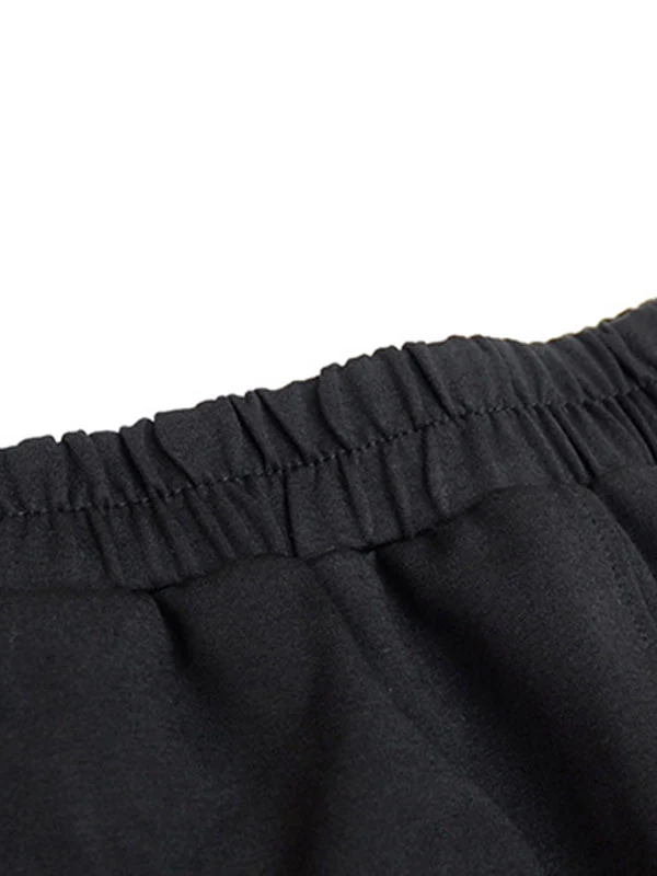 Original Creation Irregularity False Two Solid Color Casual Pants Bottoms - Image 10