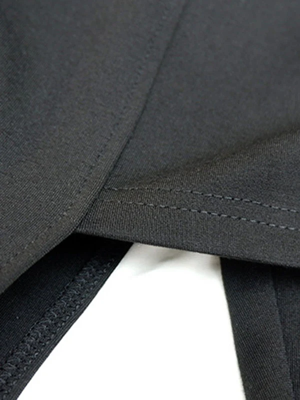 Original Creation Irregularity False Two Solid Color Casual Pants Bottoms - Image 12