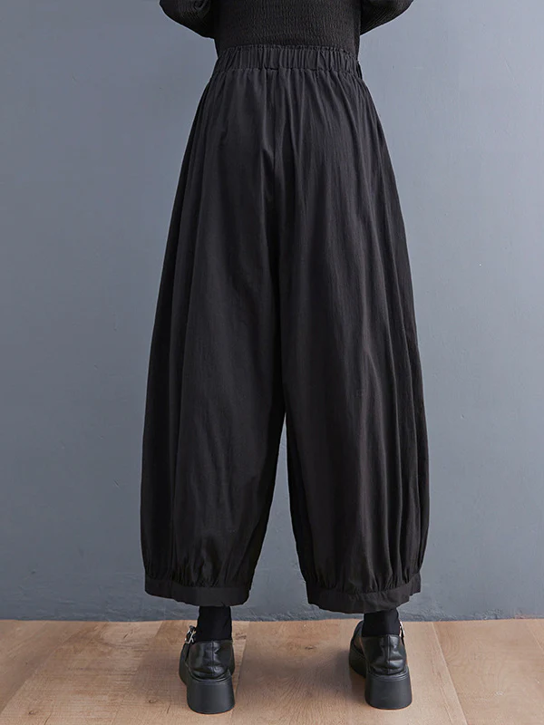 Original Creation Loose Wide Leg Polka-Dot Casual Pants Bottoms - Image 3