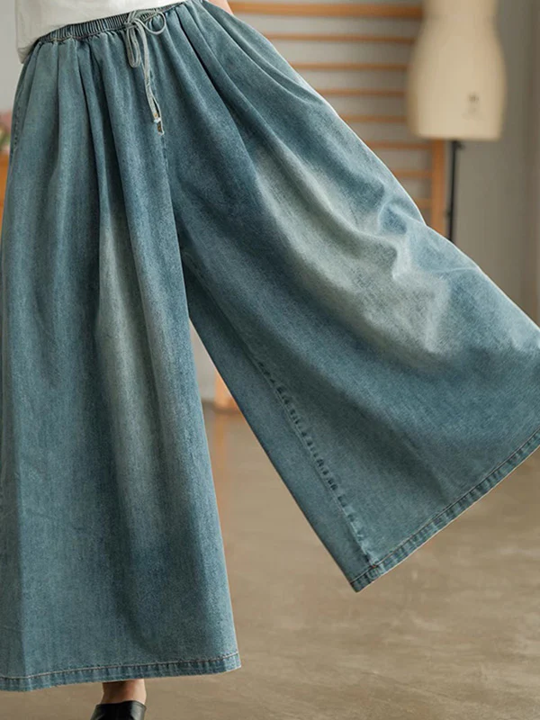 Original Empire Wide Leg Jean Pants - Image 5