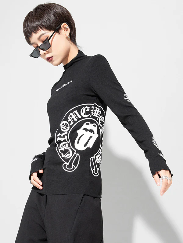 Original Letter Print T-Shirts Tops - Image 3