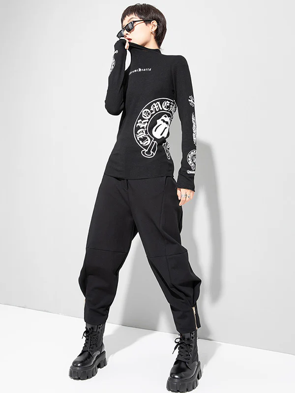 Original Letter Print T-Shirts Tops - Image 6