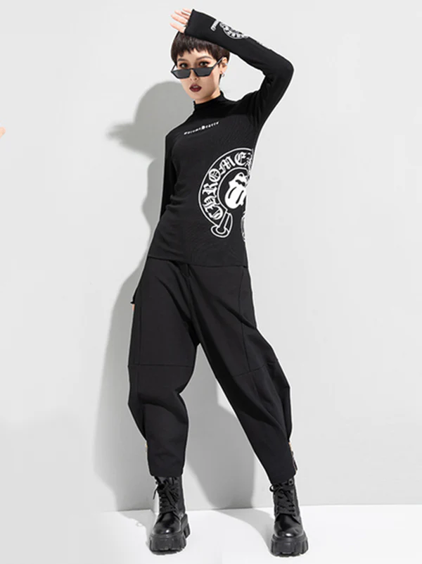 Original Letter Print T-Shirts Tops - Image 7