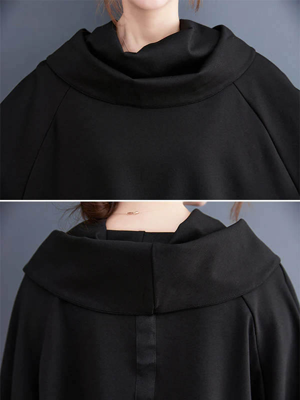 Original Loose Irregular Zipper Long Sleeves Sweatshirt - Image 9
