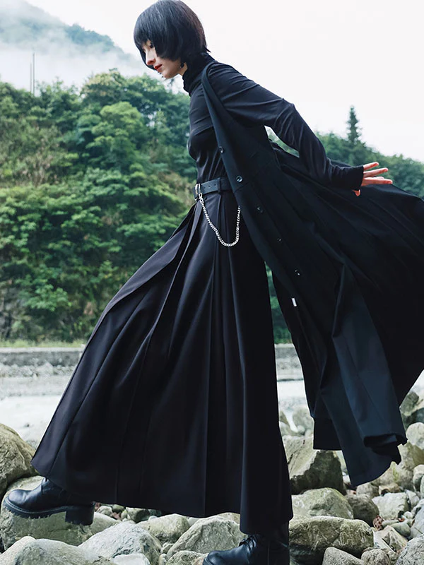 Original Pleats Empire A-Line Skirt - Image 5
