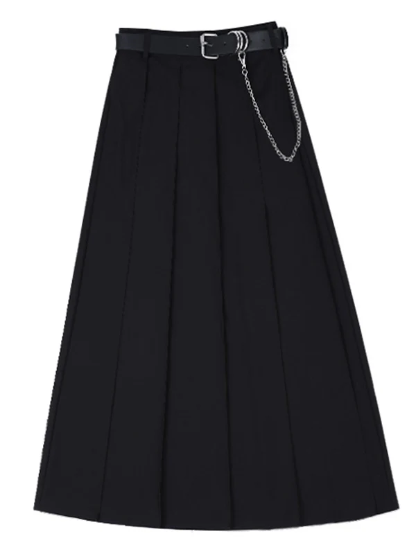 Original Pleats Empire A-Line Skirt - Image 7