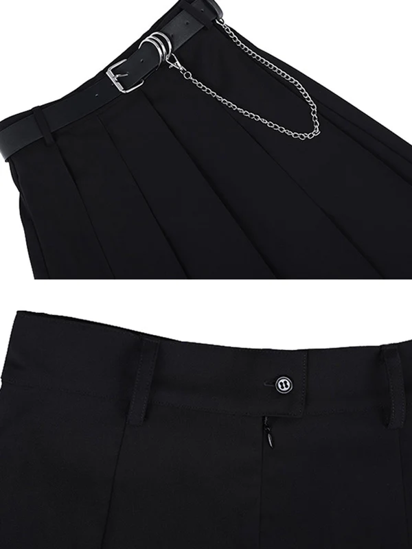 Original Pleats Empire A-Line Skirt - Image 8