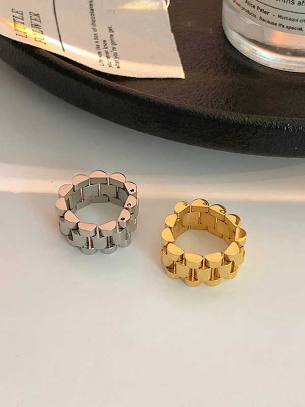 Original Simple Cool Solid Color Ring - Image 10