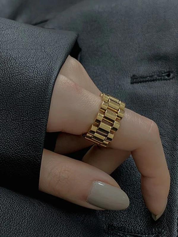 Original Simple Cool Solid Color Ring - Image 4