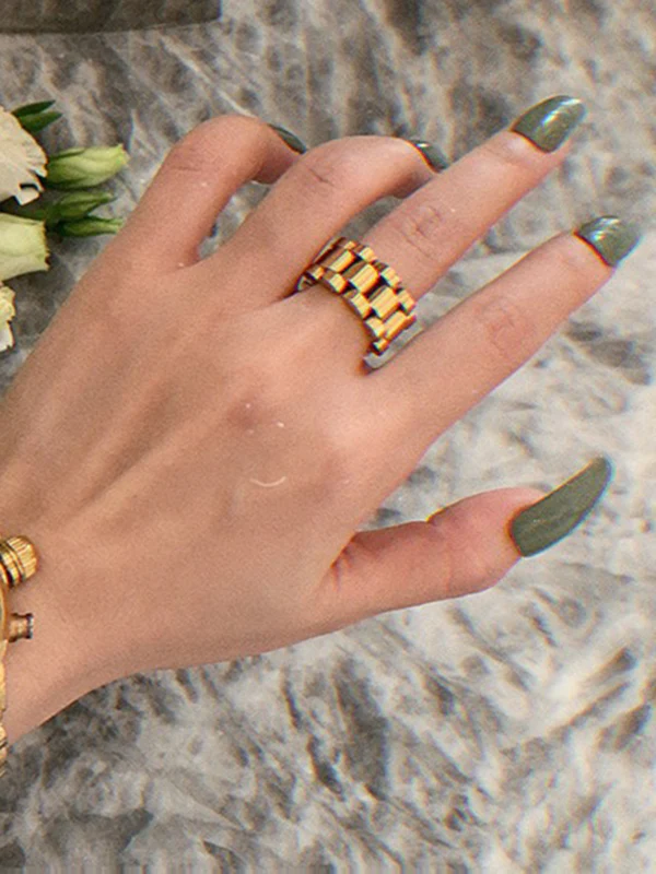 Original Simple Cool Solid Color Ring - Image 7