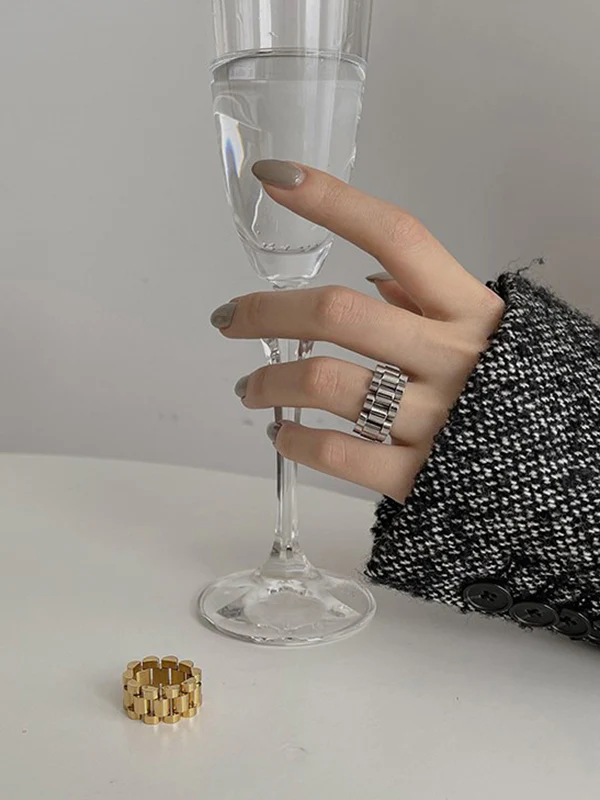Original Simple Cool Solid Color Ring - Image 9