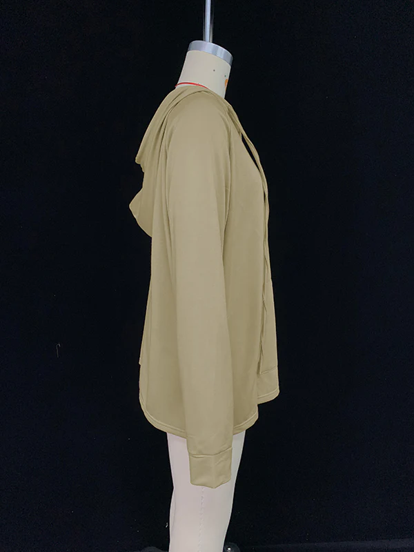 Original Solid Color Hoodies&Wide Leg Pants Two Pieces Set - Image 6