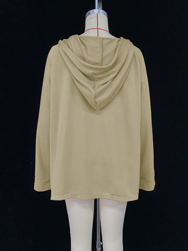 Original Solid Color Hoodies&Wide Leg Pants Two Pieces Set - Image 7