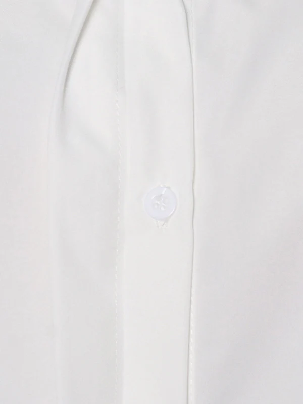Original Solid Color Irregularity Geometry Blouse Tops - Image 15