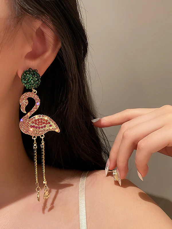 Original Statement Animal Shape Earrings - Image 3