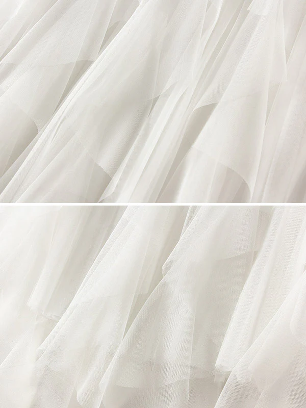 Original Stylish 7 Colors Falbala Gauze Skirt - Image 13