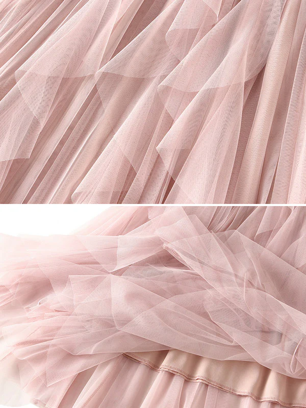 Original Stylish 7 Colors Falbala Gauze Skirt - Image 15