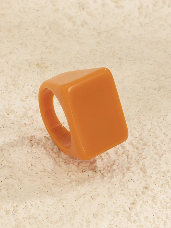 Original Stylish Resin 8 Colors Geometric Ring - Image 20