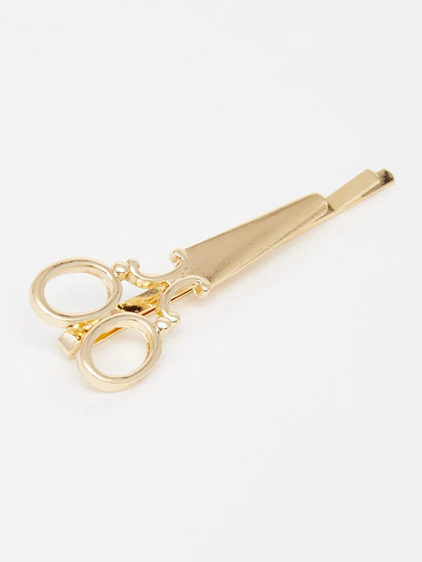 Original Stylish Solid Color Scissor Shape Hair Band - Image 5