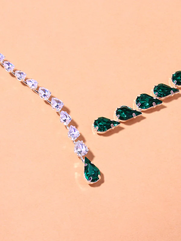 Original Stylish Statement Crystal Necklace - Image 2