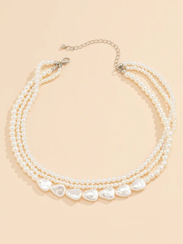 Original Vintage Multi-Layered Pearl Necklace - Image 6