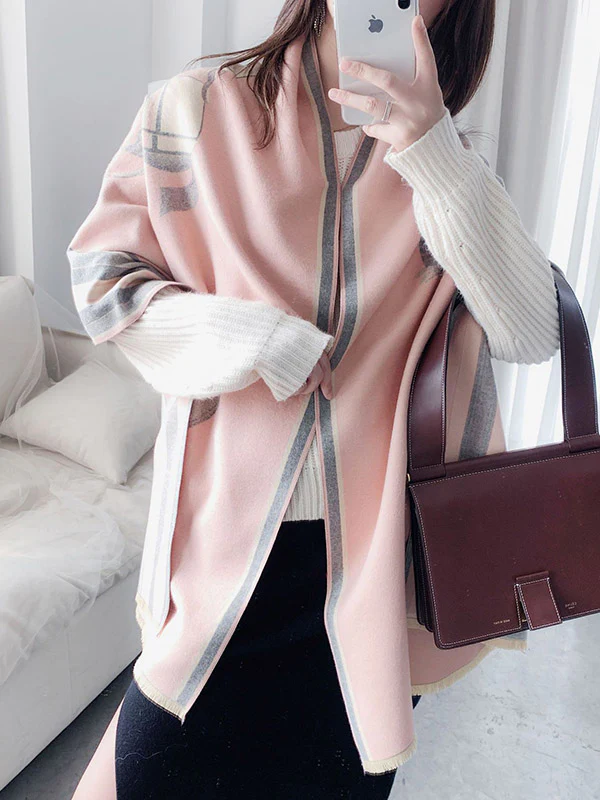 Original Warm Cartoon Print Shawl&Scarf - Image 16