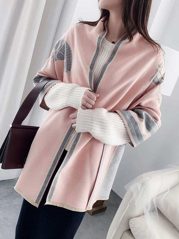 Original Warm Cartoon Print Shawl&Scarf - Image 5