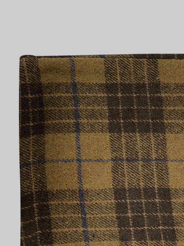 Plaid Split-Joint Lapel Jackets Woolen Coat - Image 13