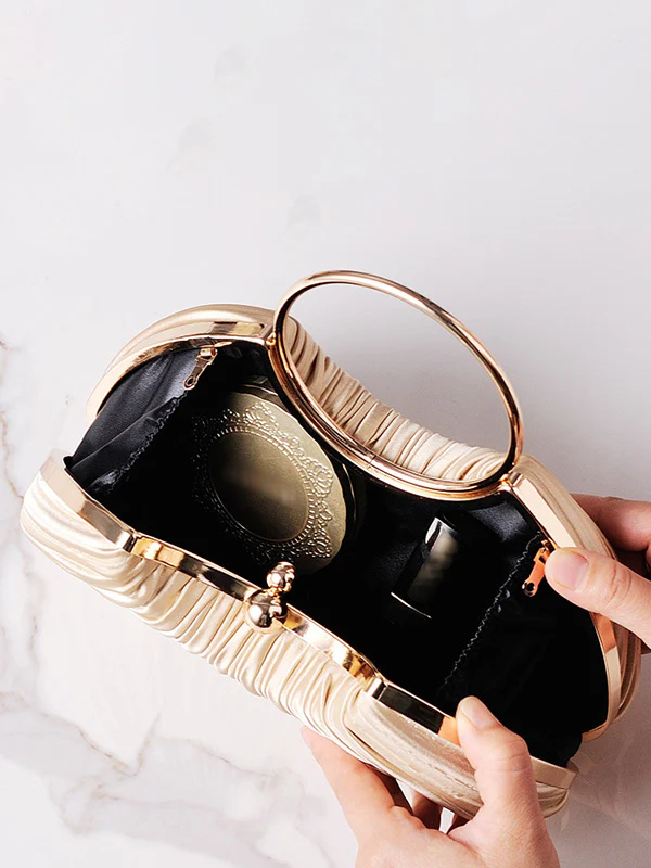 Pleated Split-Joint Bags Handbags - Image 9